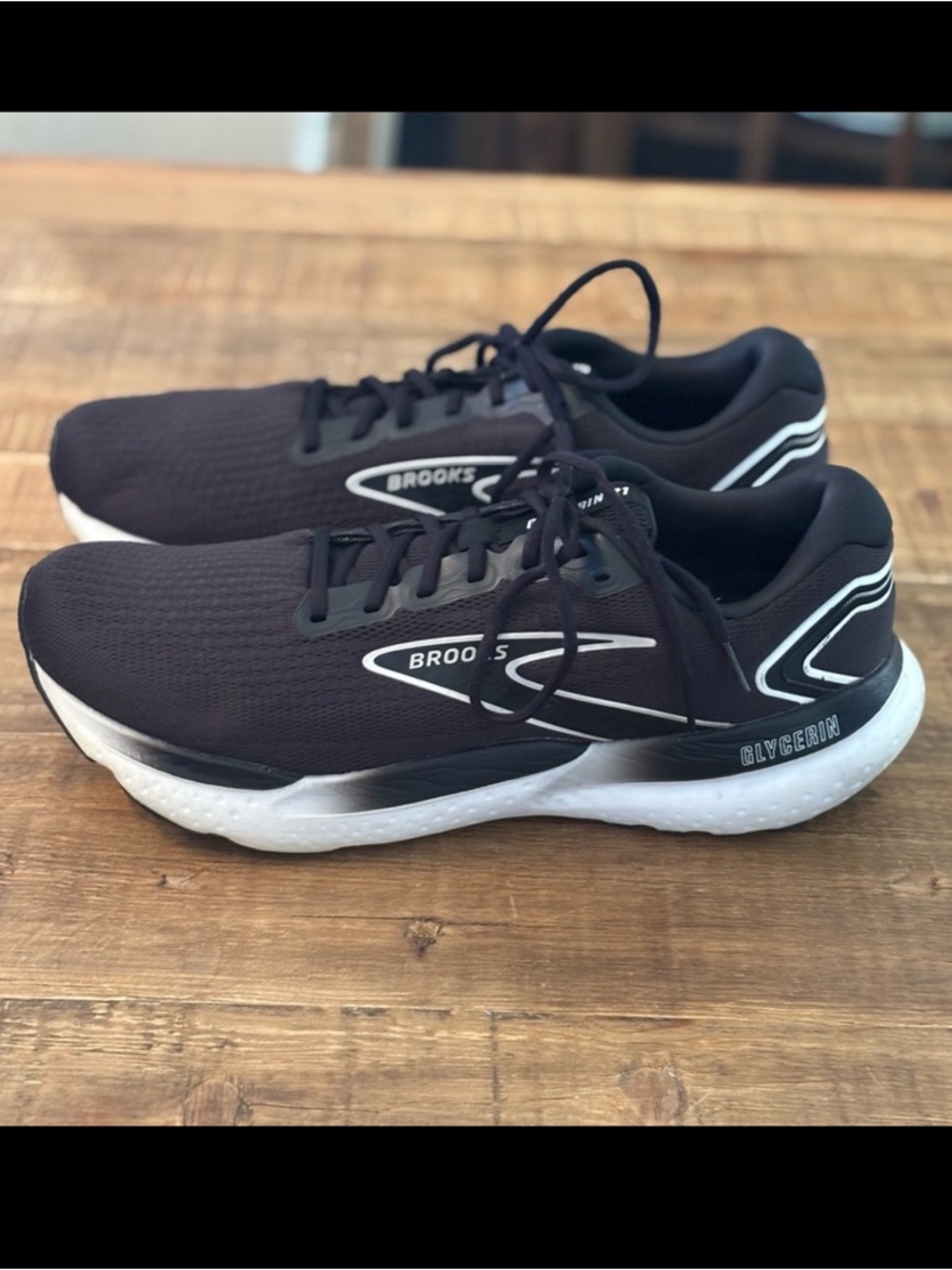 Brooks Glycerin GTS 21 Running Tennis Shoes Sneaker. Men’s Sz-14W (2E) Black